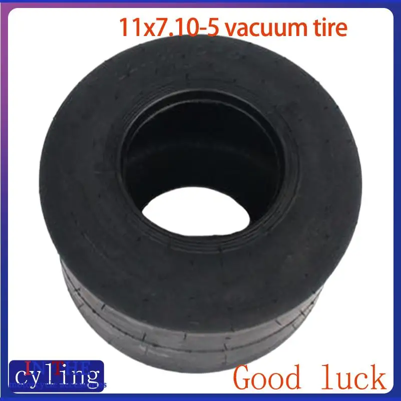 Drift kart vacuum tires 11x7.10-5 rear smooth tubeless racing drift tires suitable for kart drift tire