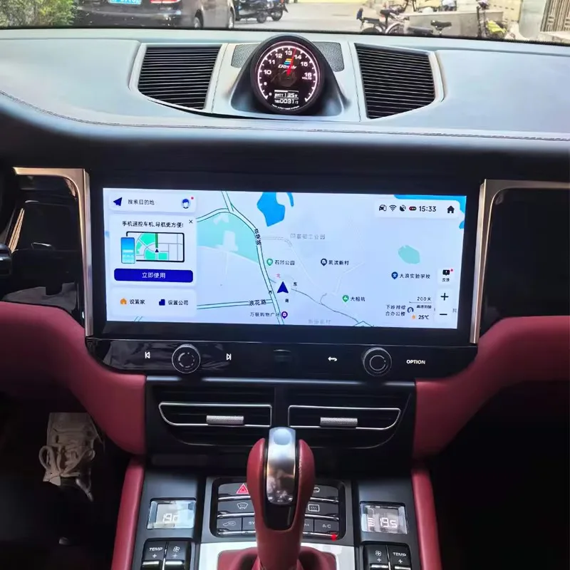 مناسبة لـ-Porsche Macan 2014-2018 ترقية التحكم المركزي شاشة كبيرة نظام أندرويد التحكم الملاحة مشغل الوسائط المتعددة #5