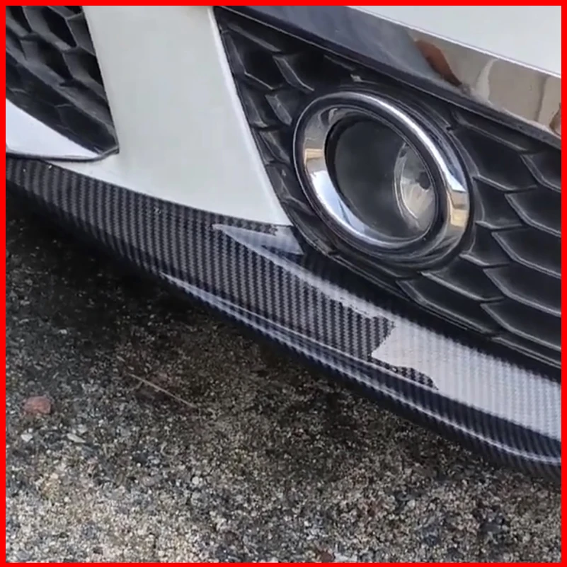 

For Nissan Sentra 2016-2019 Both Sides Front Bumper Protective Corners Diffuser Protector Lip Cover Trim Car Styling Accessories