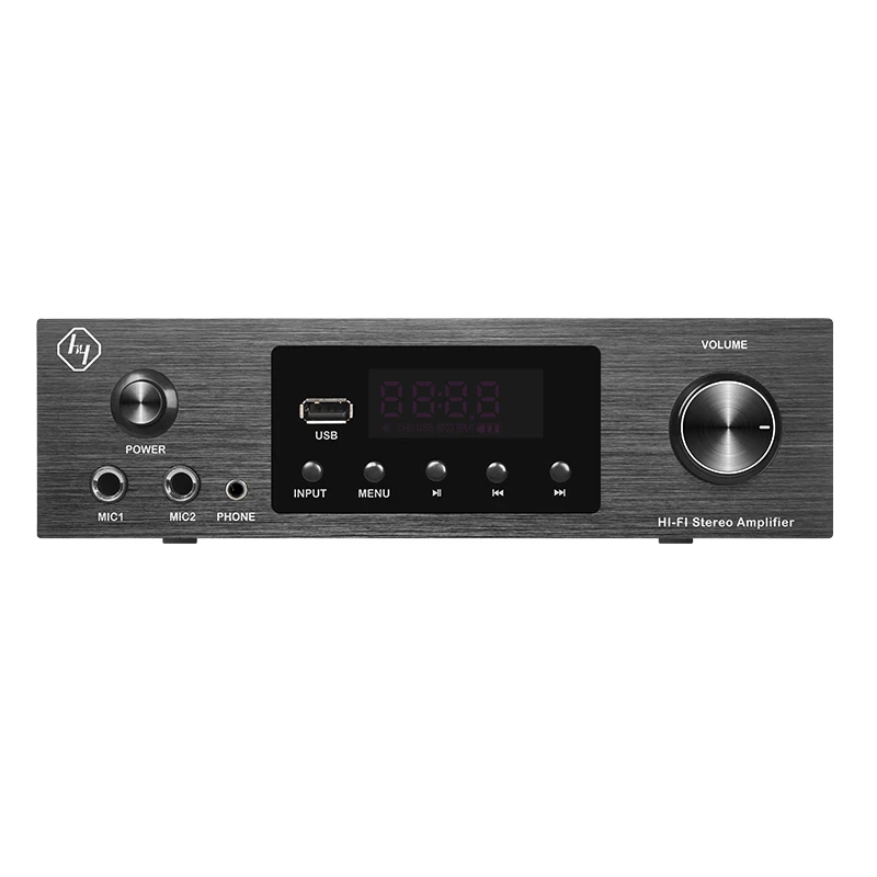 

Kinma Portable 2.0 Channel Av Receiver Karaoke DSP Control Home Theater Amplifier AV-280HD