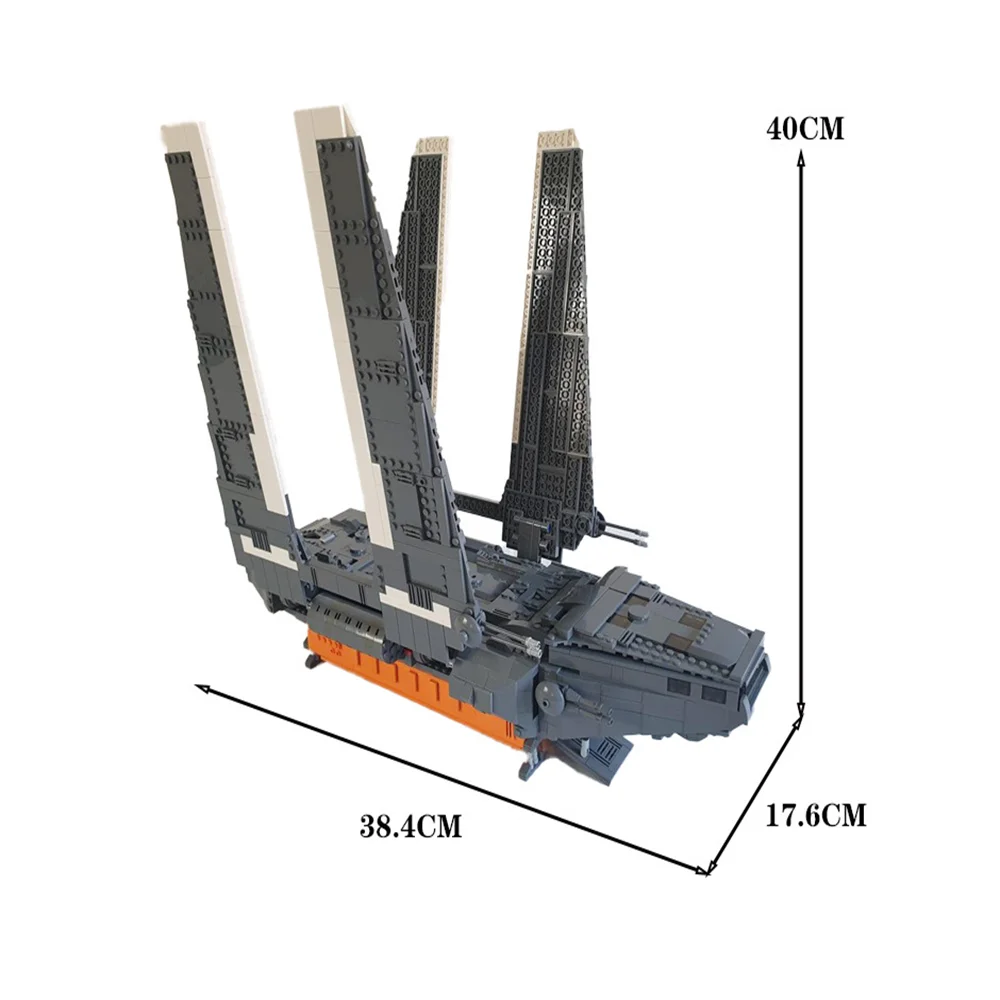 MOC Star Battle Zeta Class Shuttle SW-0608 Model Building Blocks Creative Assembly Bricks Educational DIY Children Birthday Gift