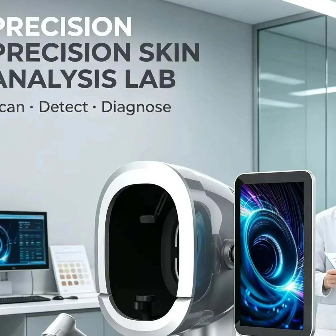 Multi‑Spectrum AI Skin Scanning Analyzer Smart Skin Status Evaluation Beauty Device for Professional Salon & Aesthetic Institute