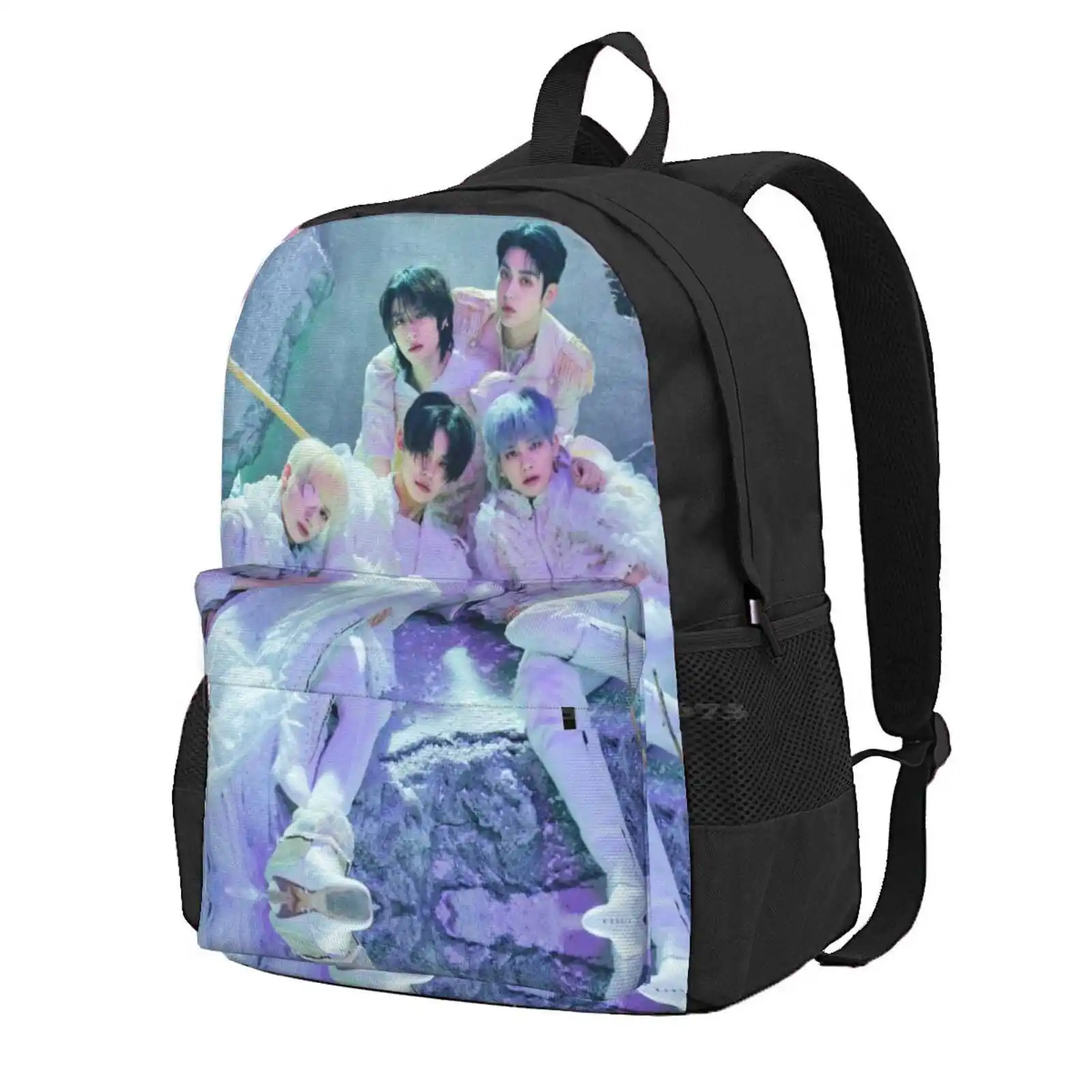 Txt The Chaos Chapter : Freeze World Version Concept Photo 3d Print Design Backpack Student Bag Txt Chapter Chaos Freeze World