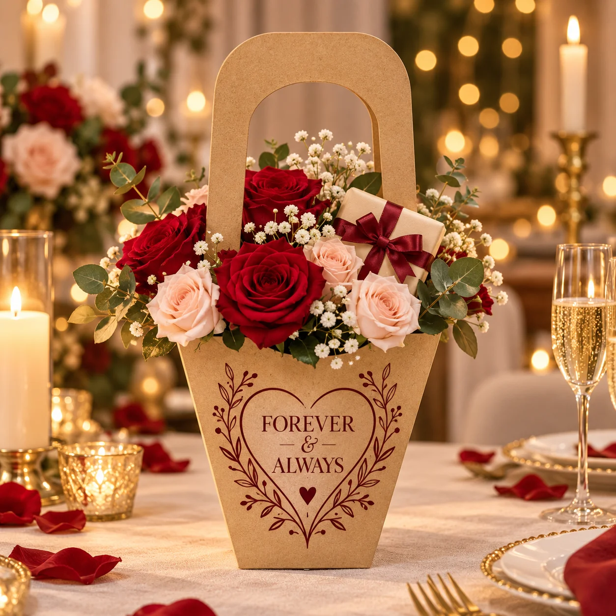 Personalizowana torba na kwiat – Flower Wrap Kraft recenzja i cena