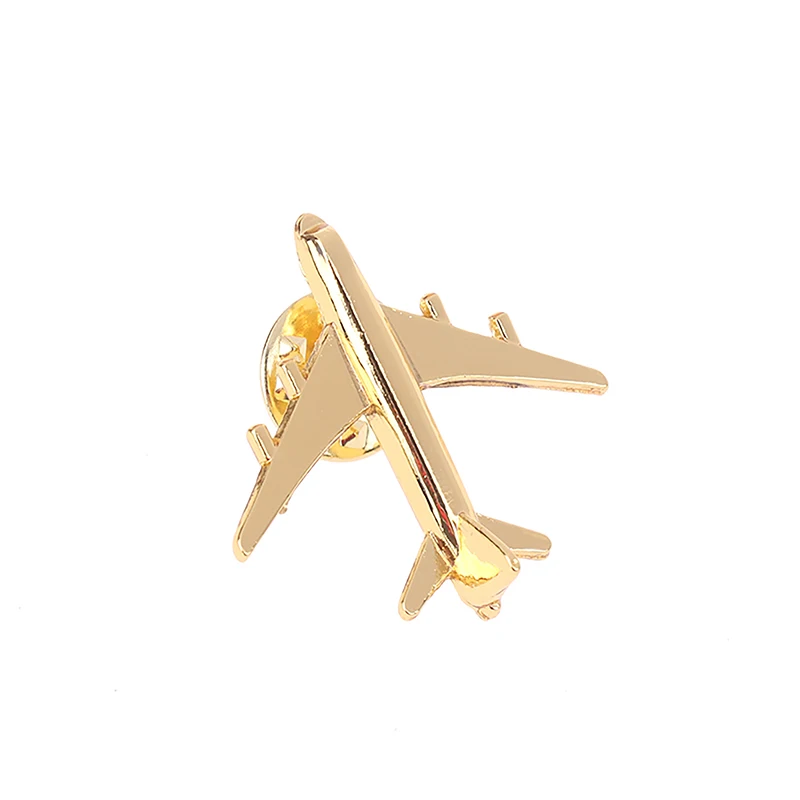 Metal Airplane Brooch Diy Fashion Pin Alloy Badge Vintage Pin Buckle Badge Buckle Jewelry Accessories