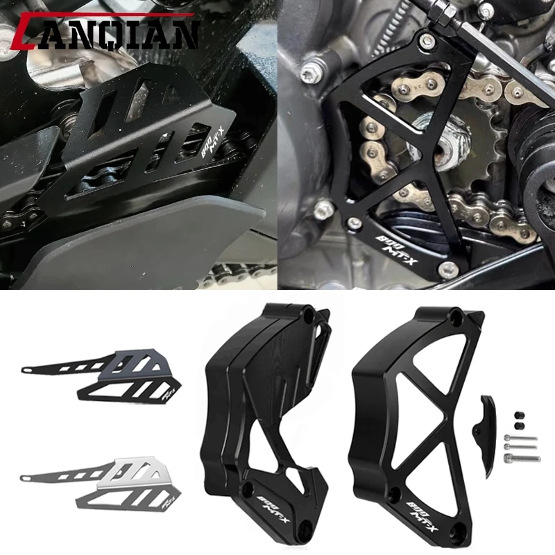800MTX Front Sprocket Cover For CFMOTO CF MOTO 800MT-X MT800 MT-X 800 2024 2025 2026 Motorcycle Accessory Chain Guard Protector