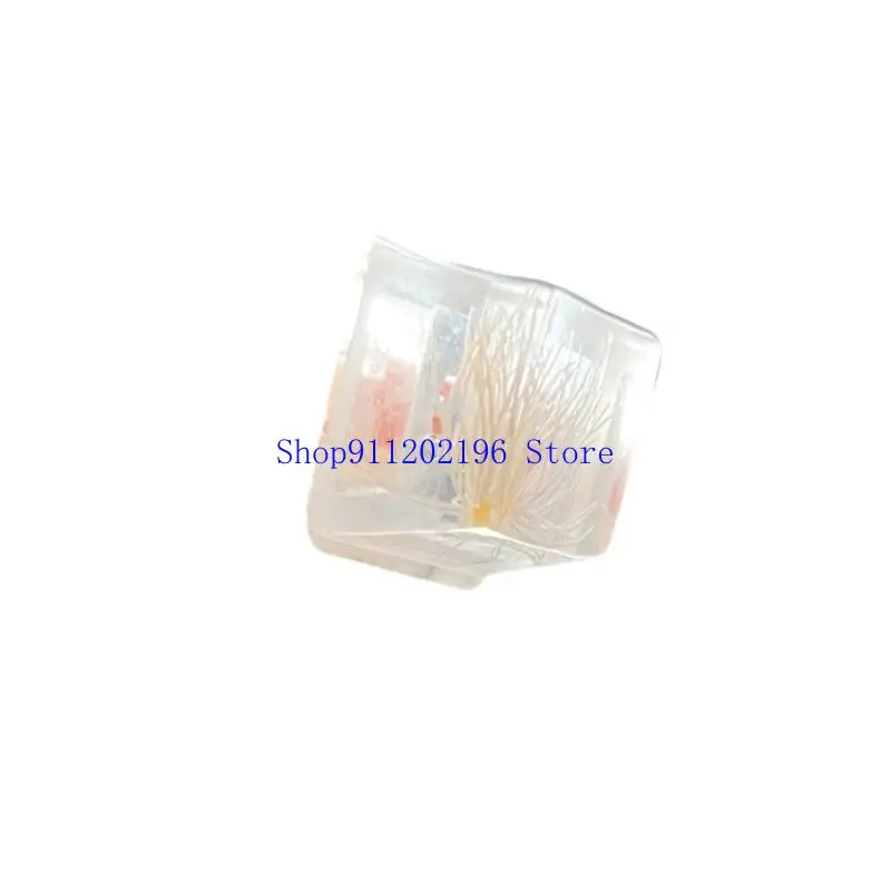 P82A Epoxy Resin Keycaps OEM Height With Real Flower Translucency Mechanical Keyboard