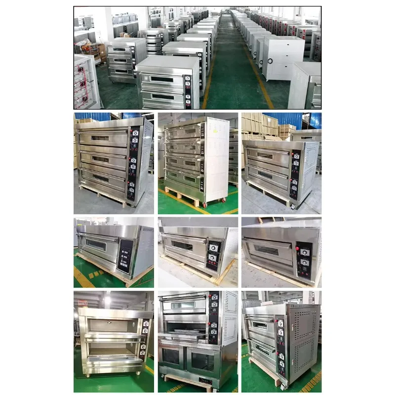Customized Industrial Commercial Bakery Equipment Electric and Gas Deck Oven Practical For Large-Scale Bakery