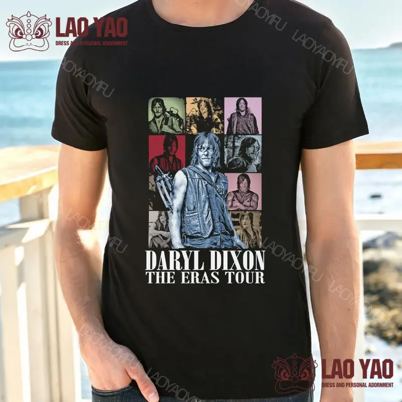 Vintage Daryll Dixoon Shirt 90s Graphic T-shirt Horror Movie Unisex Loose Gothic Casual Streetwear