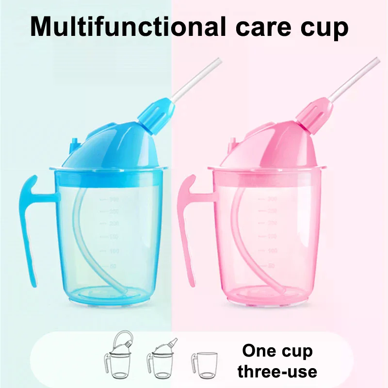 /YOV/Patient Liquid Food Sippy Cup Elderly Spill Proof Cup Practical Anti Choking Elderly Sippy Mug Controll Flow Rate Bedridde