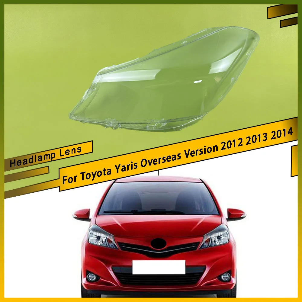 

Для Toyota Yaris зарубежная версия 2012 2013 2014, фары, абажур, прозрачные фары, плексиглас, замена абажура