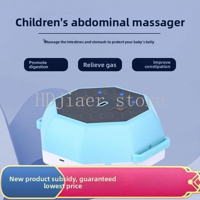 

Kid-Friendly Automatic Abdominal Massager - Multifunctional Home Kneading Device Promotes Intestinal Peristalsis
