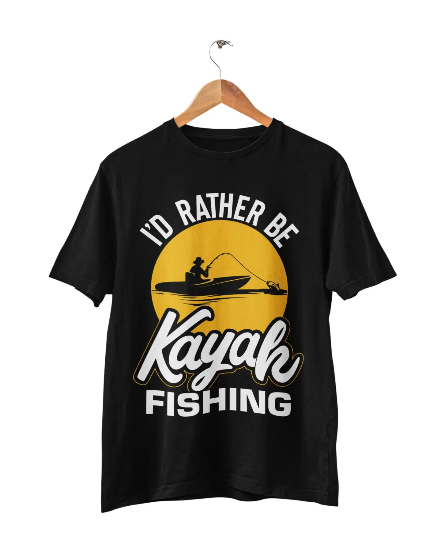 I'd Rather Be Kayak Fishing Funny T Shirt