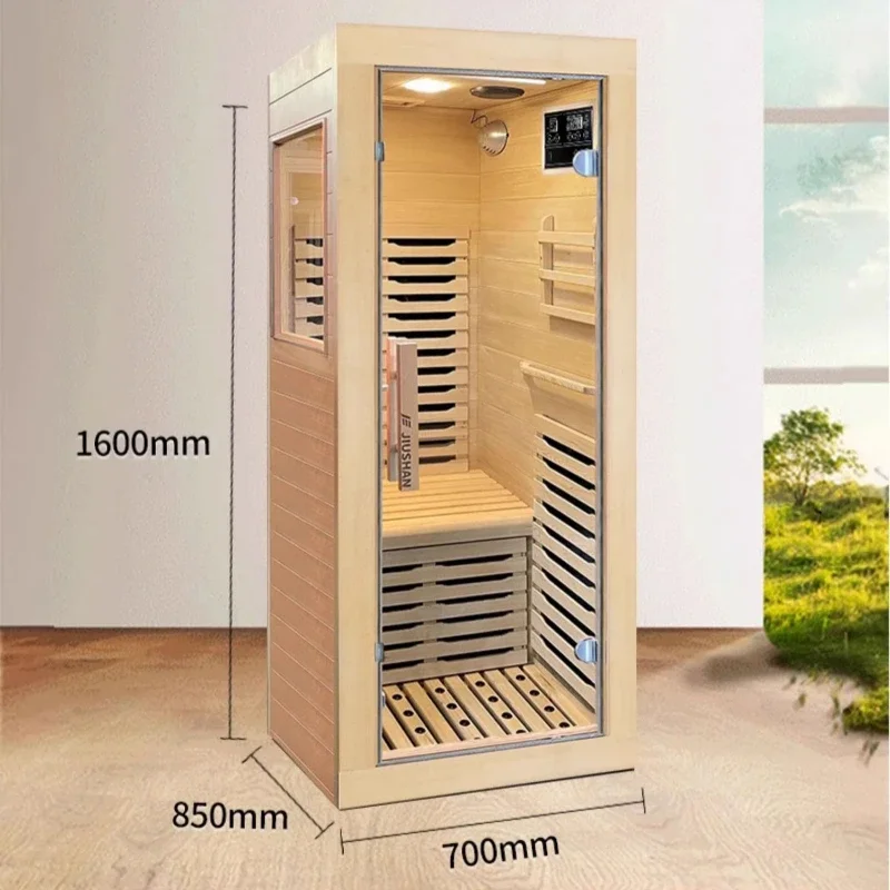 Infrared light wave, sauna, red cedar sweat steam room, household and sweating warehouse