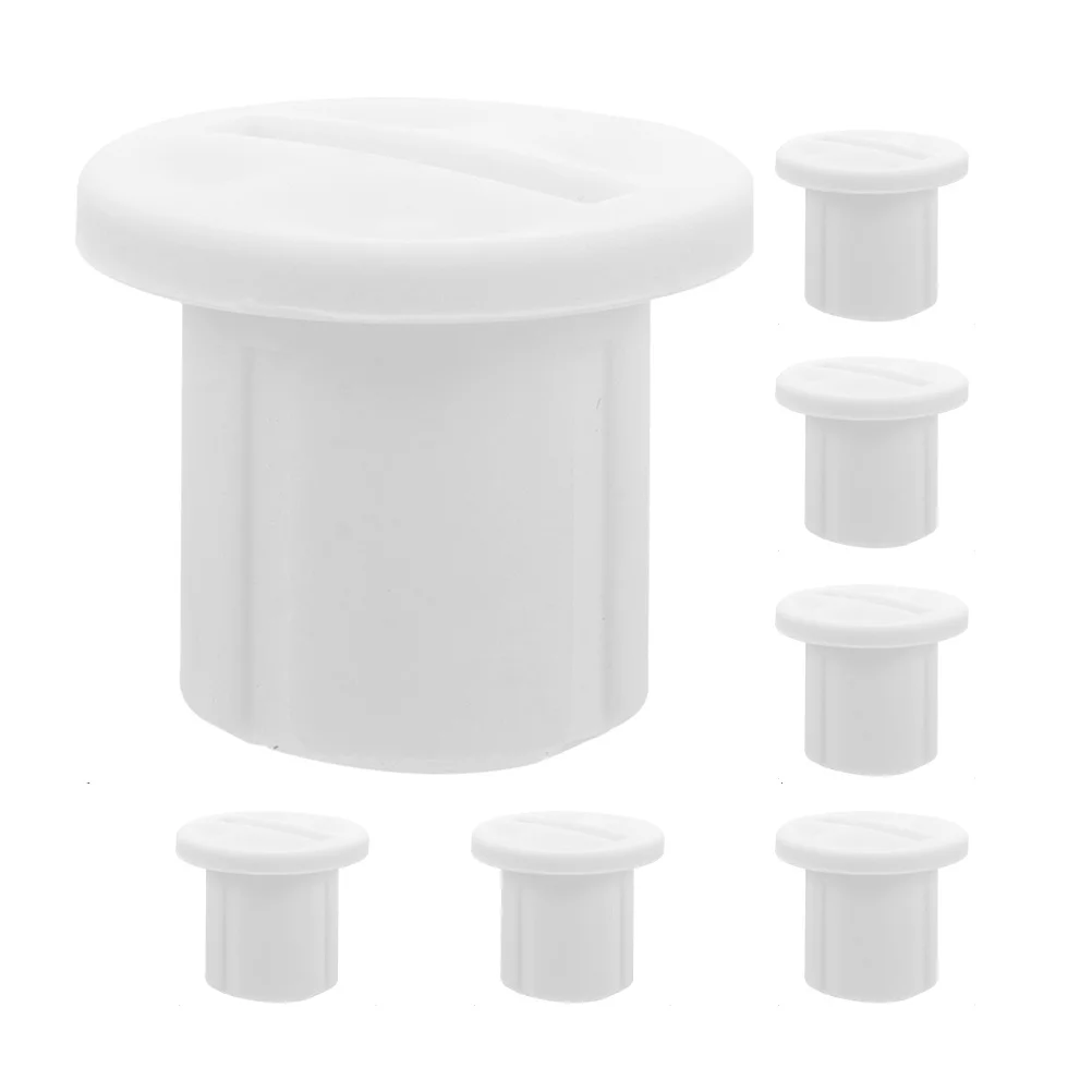 

7Pcs Potty Toilet Ladder Screws Plastic Fasteners for Training Seat Installation Replacement Hardware Bathroom