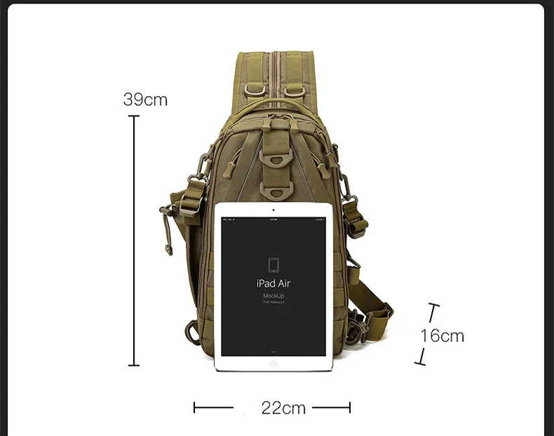 Outdoor Military Rucksacks Tactical Backpacks Waterproof Waist Chest Climbing Bag Sport Travel Short Trip Backpack Fishing Bags