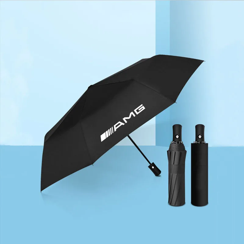 Car Automatic Folding Windproof Sunshade Umbrella For Mercedes Benz Amg W203 W204 W205 W211 W463 W210 W212 W213 Car Accessories view 2
