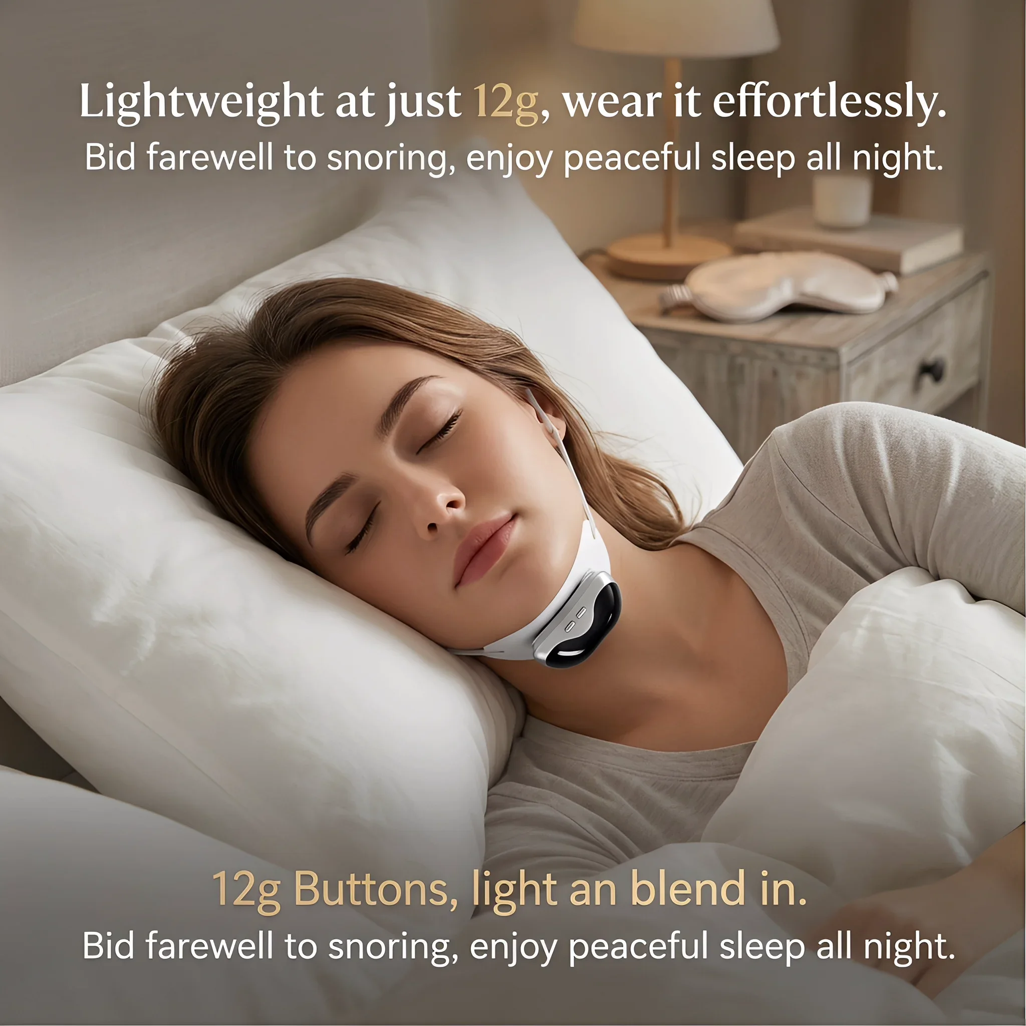 Anti Snoring Device Sleep Aid To Stop Snoring Analyze Sleep and Snoring Appliance Pulse Massage Sleep Instrument Improve Sleep