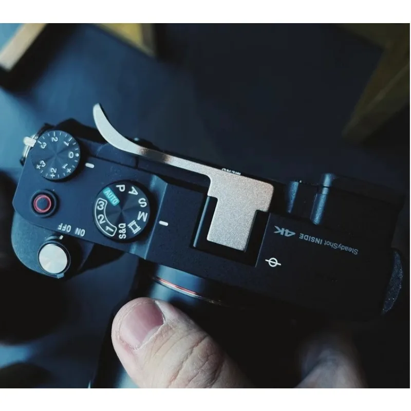 Design For Sony A7C A7CII A7CR Metal Thumb Rest Finger Thumb Up Grip Hot Shoe Cover