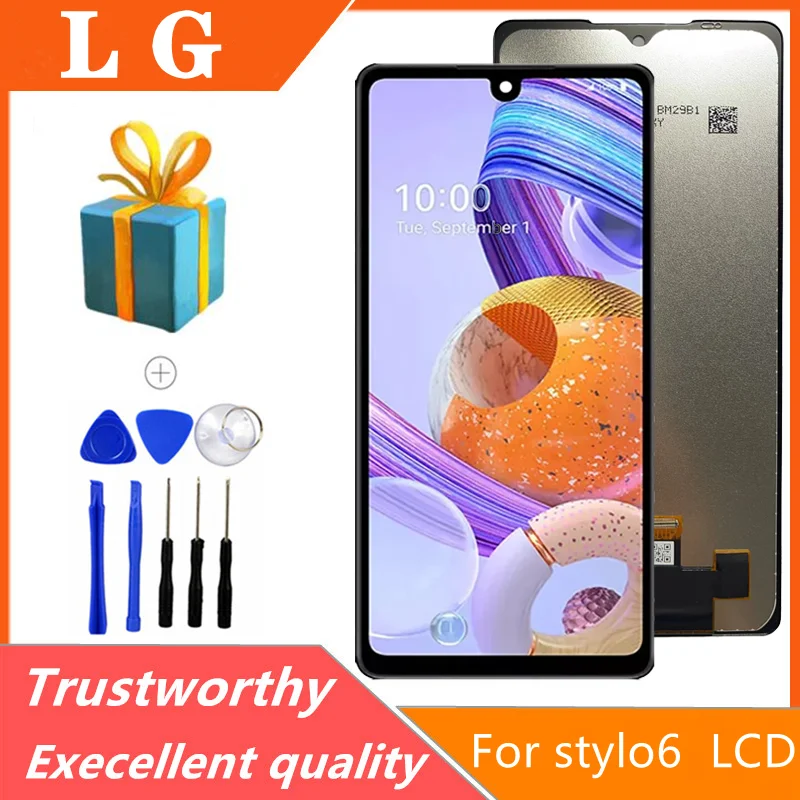 For LG Stylo 6 LCD Display Touch Screen Digitizer Assembly For LG LM-Q730TM lcd Replacement Accessory display For LG Stylo6 lcd