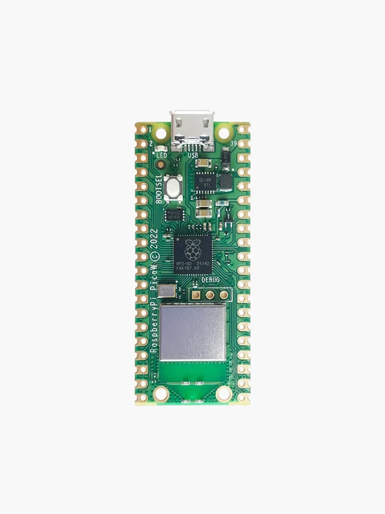 Oryginalny Raspberry Pi Pico/2, Pico z bezprzewodową płytą rozwojową WiFi, Pico lub Pico H z złączem pinowym, obsługa MciroPython/C++ — zdjęcie 2
