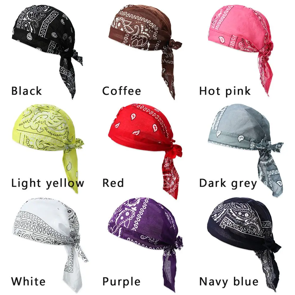 Quick Dry Cycling Cap Head Scarf Breathable Summer Running Bandana Headscarf Ciclismo Pirate Cap Headband Men Head Scarf Cap