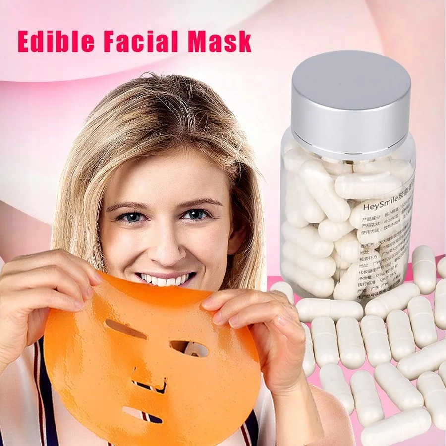 Collagen Crystal Face Mask Capsule Active Peptide  Jelly Fruit Vegetable Seaweed Korean Cosmetics Skin Care