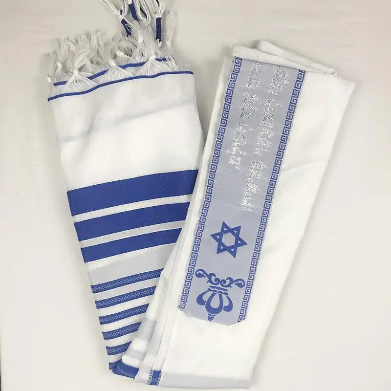 Over Size 180*130Cm Scarf Women Men Talit Prayer Shawl Messianic Tallit for Christian Jewish Prayer Scarves Cotton Pashmina