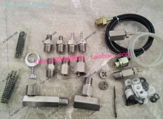 Specifications of pressure gauge adapter fittings calibration bench pressure pump tester sensor connection