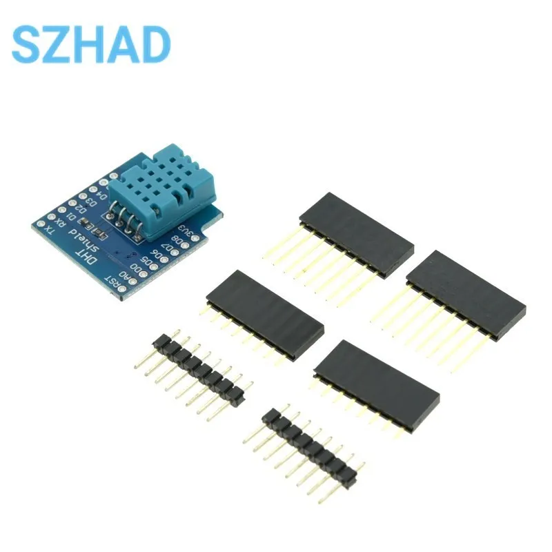 DHT Pro Shield para D1 Mini DHT11 Bus único Sensor Digital de temperatura y humedad para Arduino