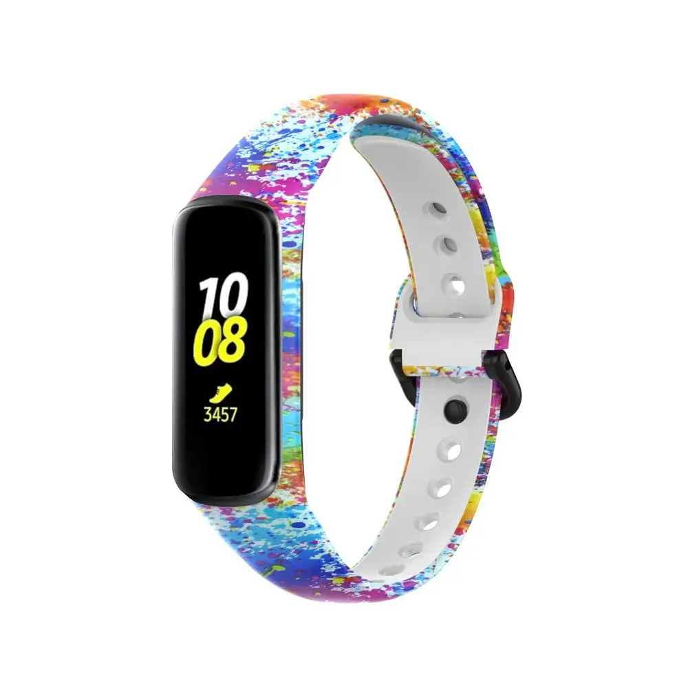 Sport Watchband Colorful Bracelet Wristband Replacement Silicone Strap For Samsung Galaxy Fit 2 SM-R220