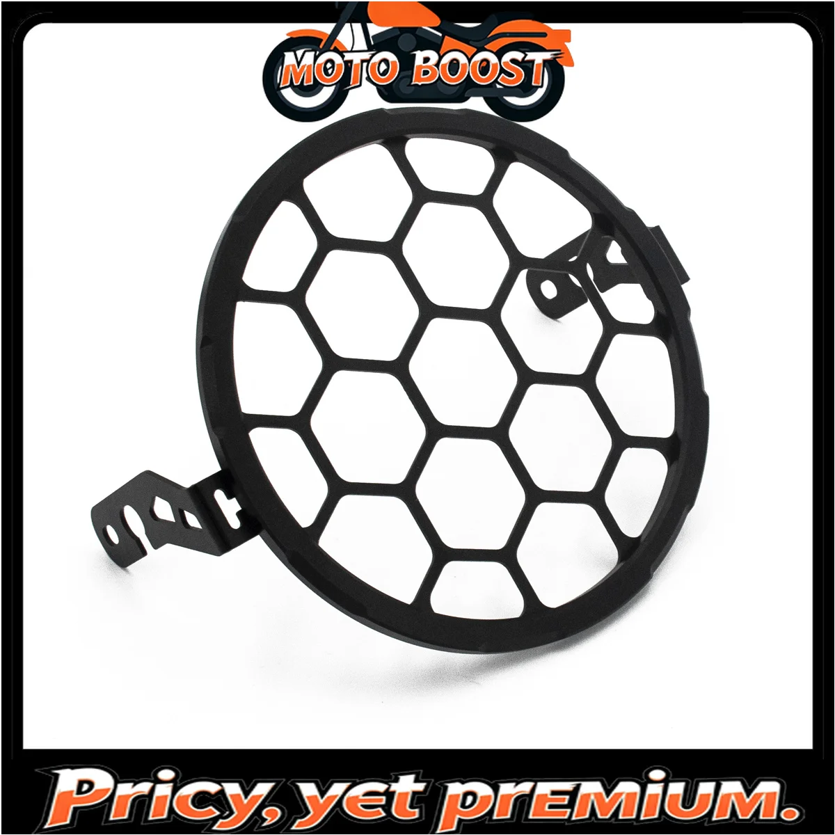 

Bristol Veloce 500 KOVO Motorcycle Mesh Headlight Protector Holder Aluminum Metal Grill Mask Cover Guard Chrome Customized