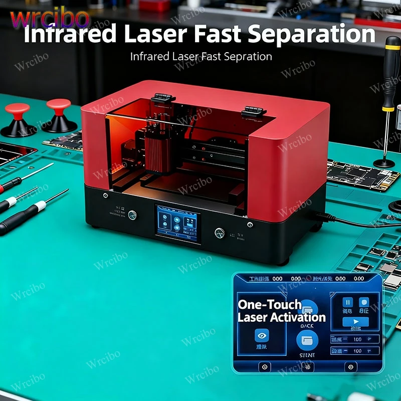 

YCS Mini Laser Machine For Mobile Phone Back Cover/Middle Frame Removal - Touch screen, Compact Design, Multiple Models Support