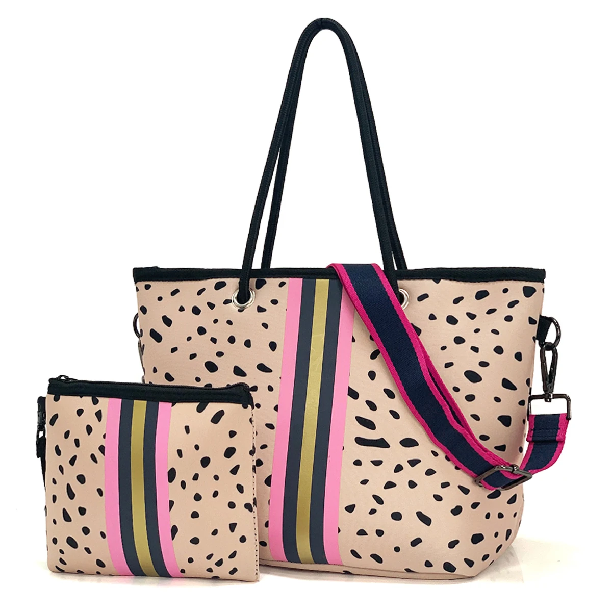 

Неопреновая большая сумка Большая пляжная сумка для женщин Большая сумка для бассейна и спортзала Дорожная сумка-тоут Неопреновая сумка через плечо Повседневная сумка на плечо