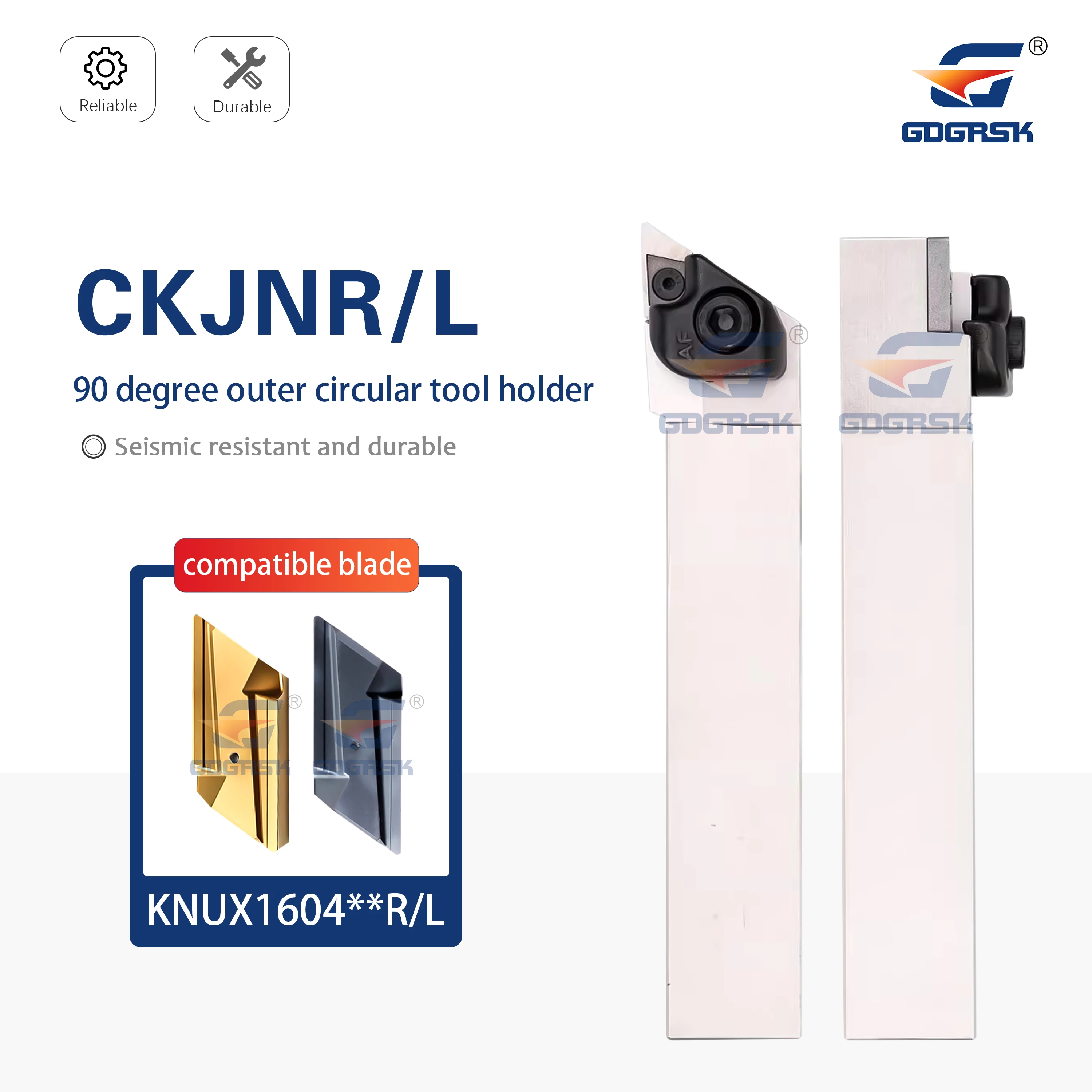 

CKJNR2020K16 CKJNL2020K16 CKJNR2525M16 CKJNL2525M16 90 Degrees Outer Circle Turning Tool Cutter Bar Adaptation KNUX160405 Blades