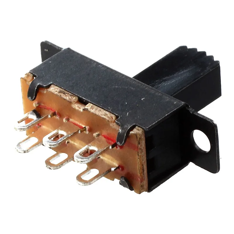 30 Pcs 6 Pinos 2 Posições DPDT On/On Mini Interruptor Deslizante
