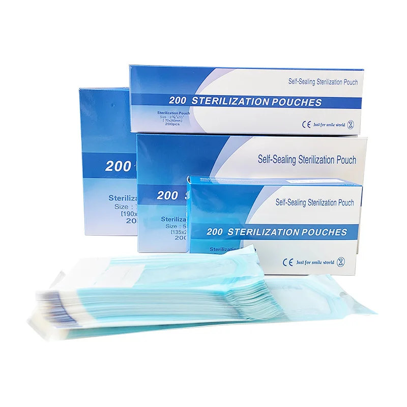 

200 шт. стоматологические самоклеящиеся пакеты для стерилизации-с индикатором стерилизации для стоматологической стерилизации