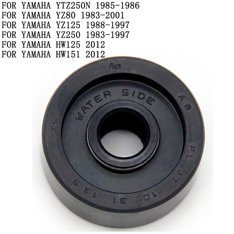 

Motorcycle Mechanical Water Pump Oil Seal Kit For Yamaha YTZ250N 1985-1986 YZ80 YZ 250 125 80 1983-2001 YZ125 YZ250 HW125 HW151