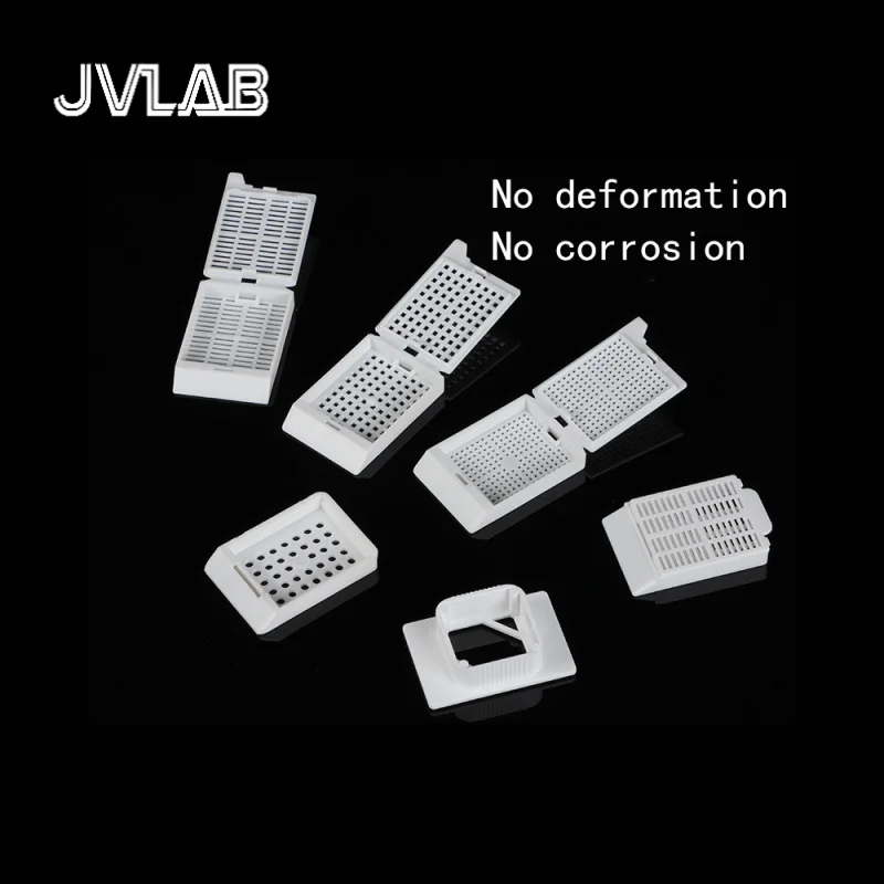 

2500 Pack POM Tissue Cassettes Square/Fine Hole Embedding Boxes for Histology Lab Dehydration & Sectioning JVLAB
