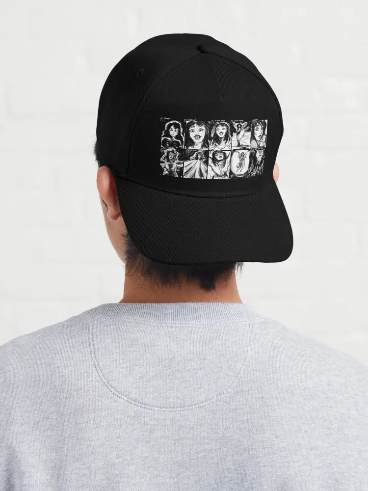 Many Faces of Kate Bush Cap  Vintage Outdoor Workouts Sun Caps image 4