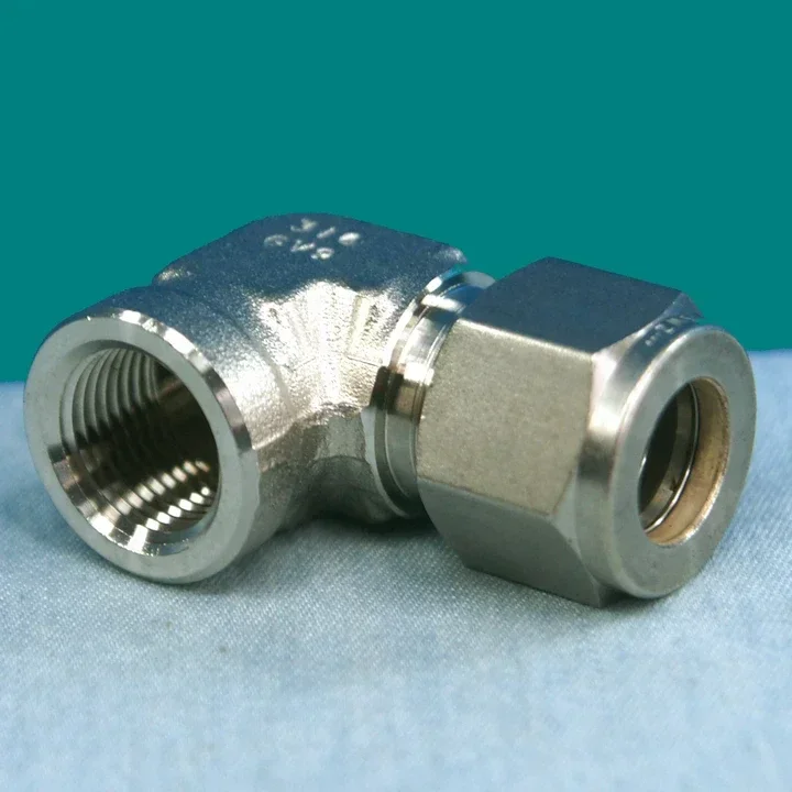 

【 SS-810-8-6 】/Ferrule/Internal Thread Elbow 1/2in. x3/8in NPT