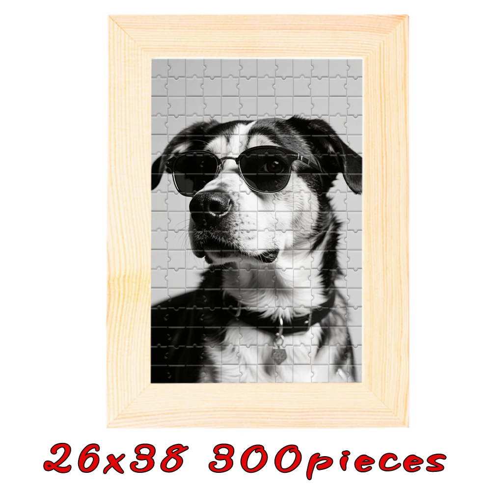 Op maat gemaakte houten puzzels, houten lijsten in meerdere kleuren en maten, op maat gemaakte afstudeerfoto-puzzels als creatieve cadeaus