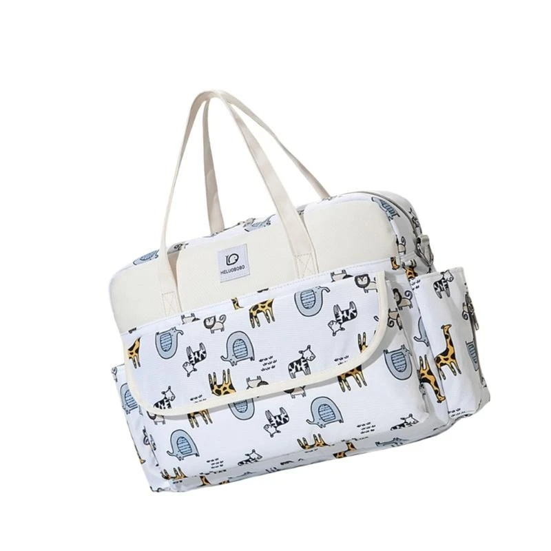 Stylish Watertight Diaper Bag with Multiple Compartments for Modern Parents 425F