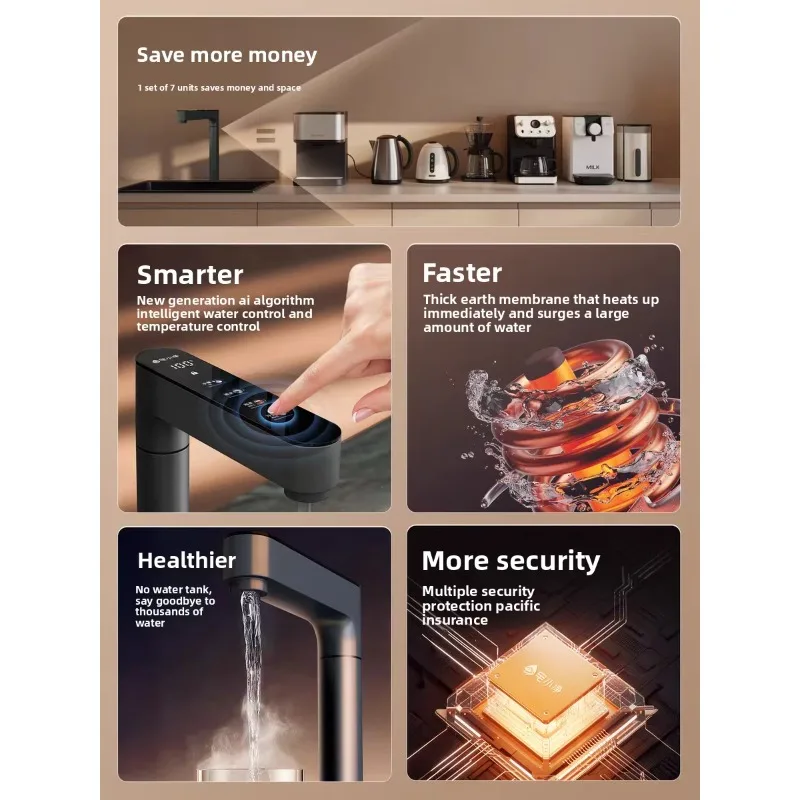 ก๊อกน้ำไฟฟ้าควบคุมอุณหภูมิอัจฉริยะแบบทันที ขายดีที่สุด สำหรับใช้ในครัวเรือน