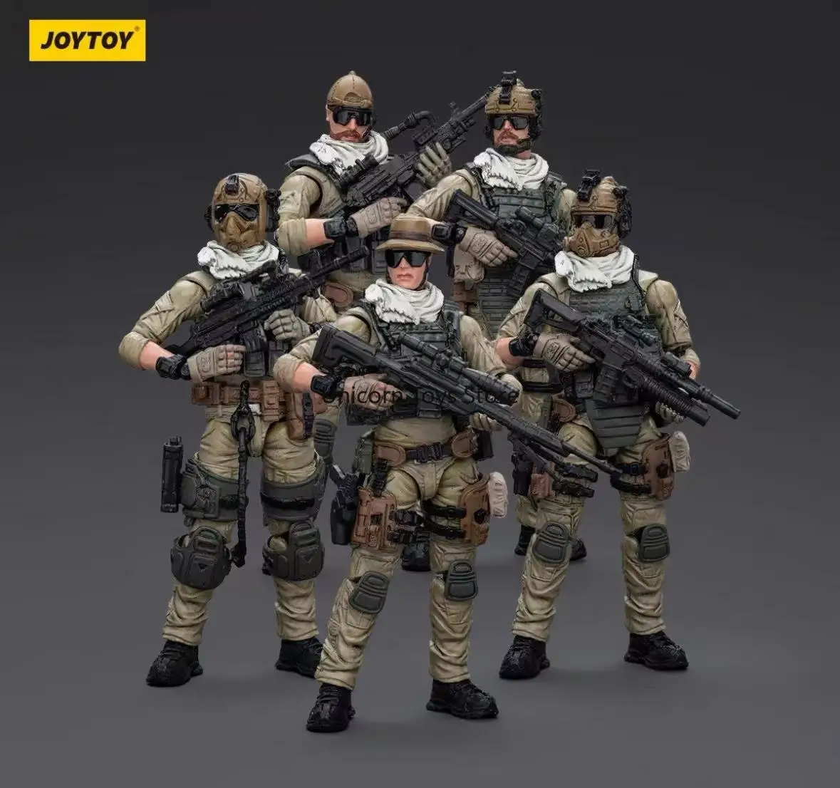 

JOYTOY Dark Source US Army 1:18 Delta Commando Sniper Assaulter Strong Attacker Firepower Machine Gunner Spot
