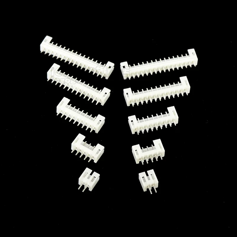 50Pcs/Lot JST PH 2.0 2/3/4/5/6/7/8/9/10/11/12 P Header 2.0mm Male Material PH2.0 2mm Connectors Leads PH-A Straight Pin