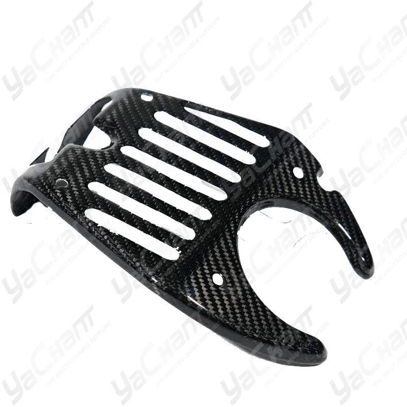 DCF Dry Carbon Fiber Engine Lock Cover Fit For 2010-2014 Ferrari F458 Italia Coupe& Spider Engine Lock Cover