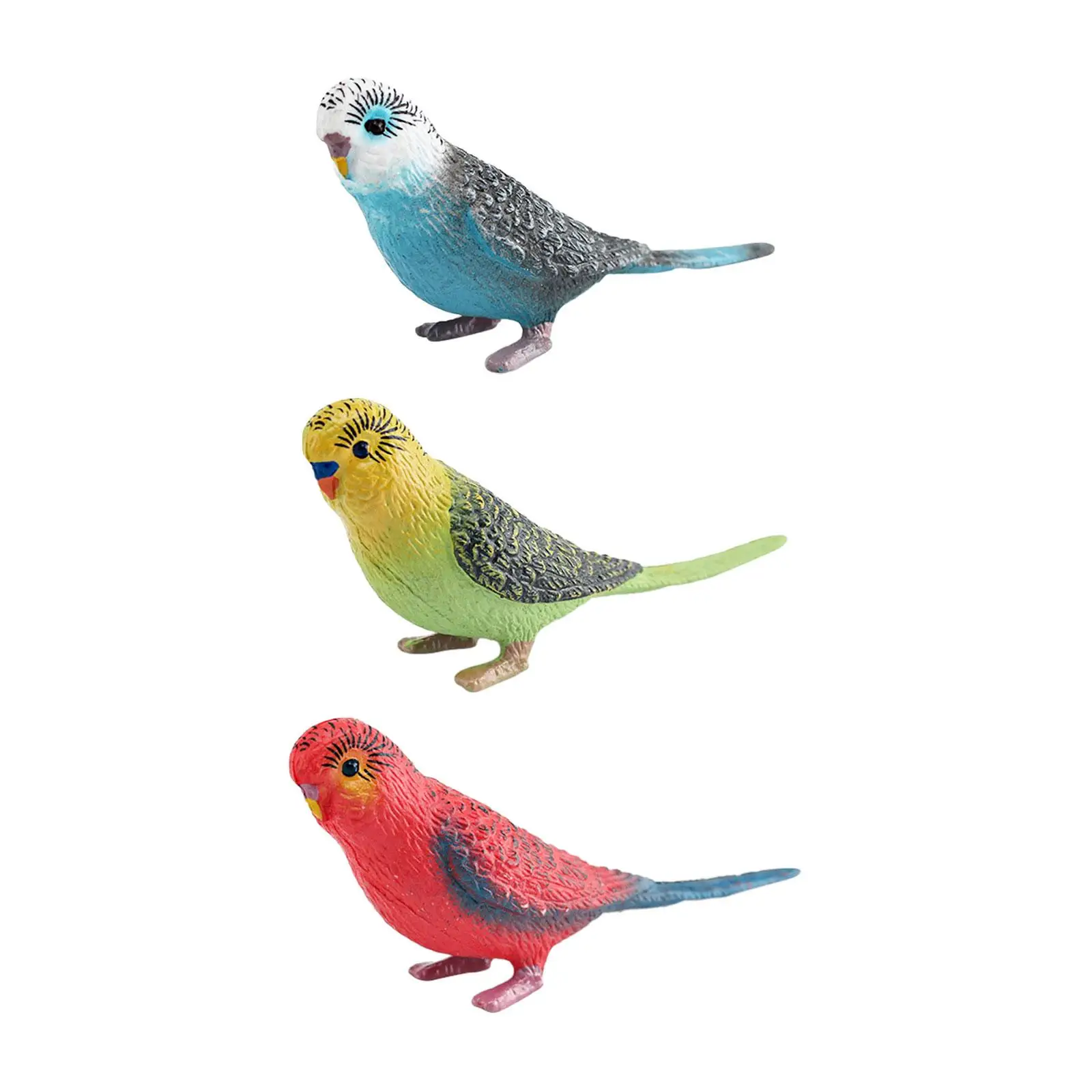 Bird Statue Ornament Animal Bird Figurine Early Education Adornment Bath Toys Educational Toy Desktop Decoration for Bedroom