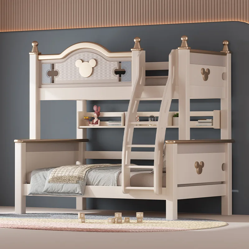 

Customizable Full Wood Children's Bunk Bed
