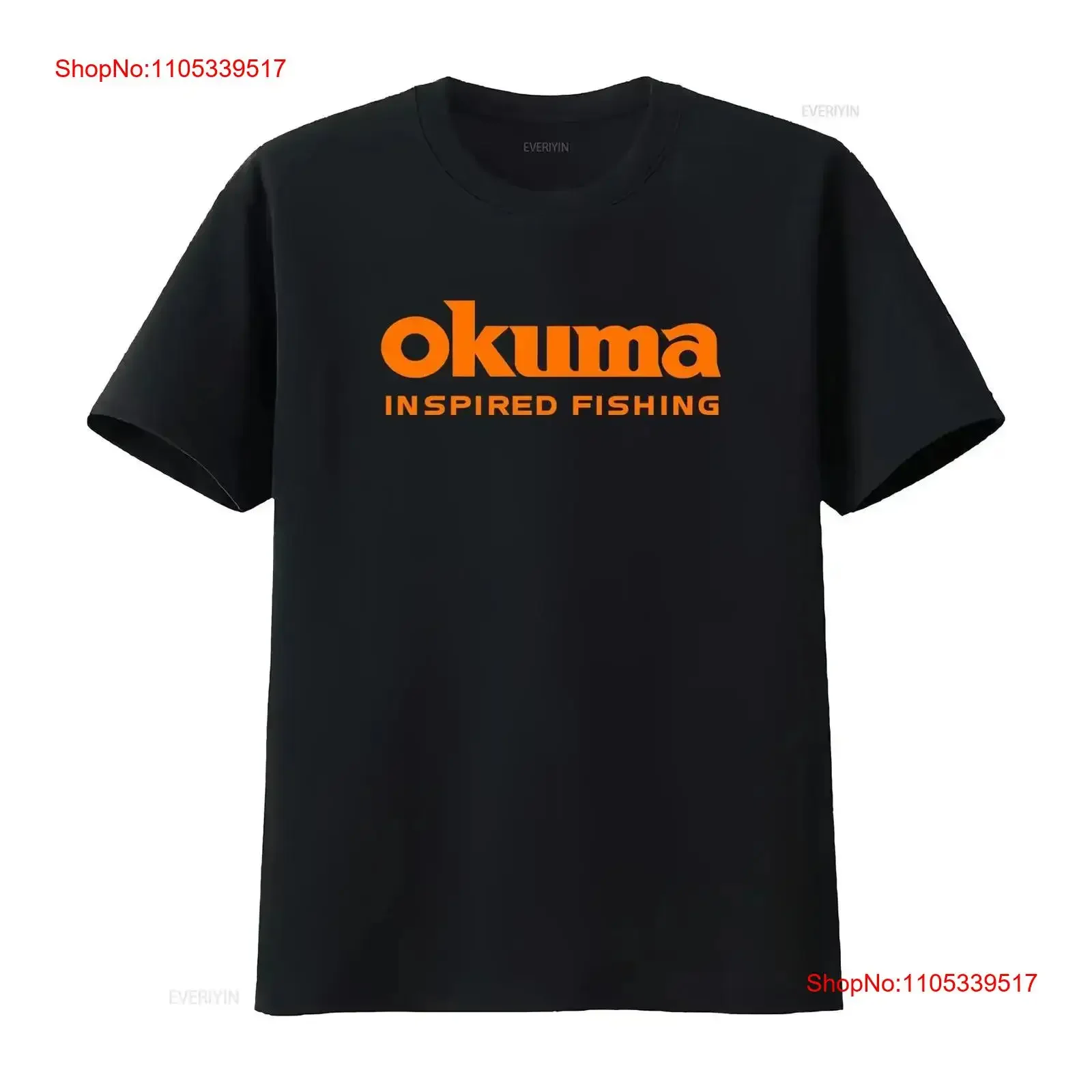 New T Shirt Okuma Fishing Tackle Logo vintage Washed Slightly Stretched designer clothes graphic Soft homme streetwear